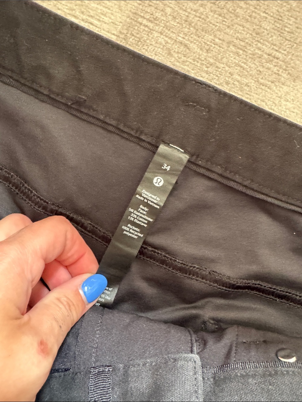 lululemon athletica Black Chinos - Picture 2 of 3